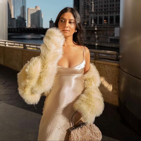 Zara TikTok famous Dress Cut Out New - Picture 5 of 6